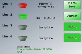 Caller ID Screen