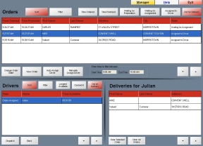 Driver and Delivery Tracking